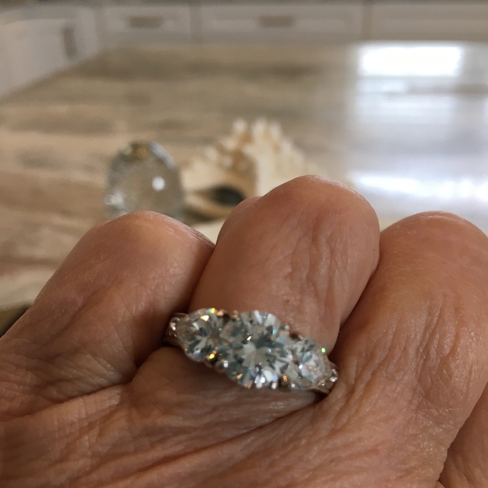 Sterling silver and CZs